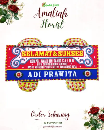 Karangan Bunga Ucapan Selamat di Kawalu